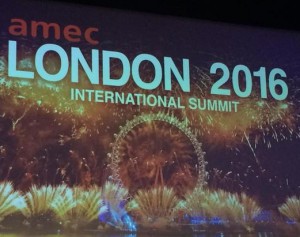 AMEC Summit in 2016 in London