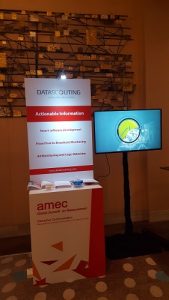 DataScouting exhibition booth at the AMEC Global Summit in Bangkok, May 17-18, 2017
