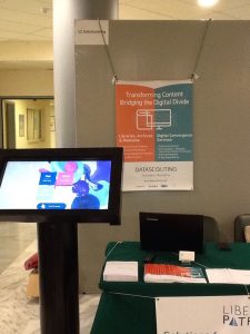 DataScouting's exhibition booth at LIBER 2017