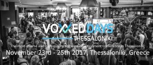 Voxxed Thessaloniki, 23-25 November 2017