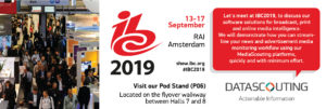 DataScouting at IBC Show 2019