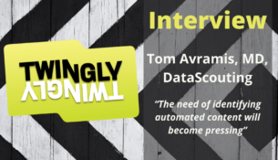Tom Avramis, MD of DataScouting talks to Twingly about media monitoring software solutions