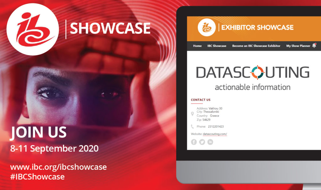 DataScouting at the IBC Showcase 2020