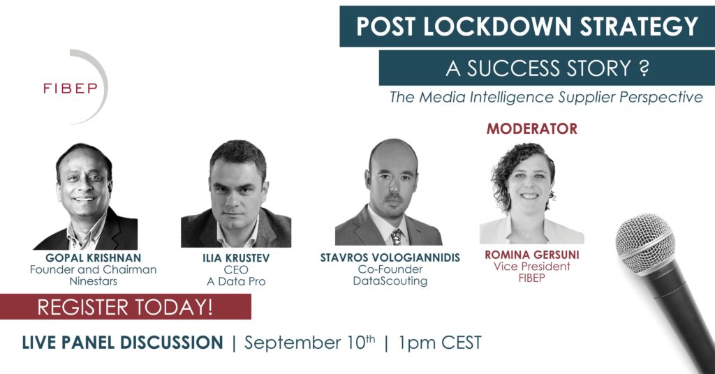 FIBEP panel: Post lockdown strategy – The media intelligence supplier perspective 