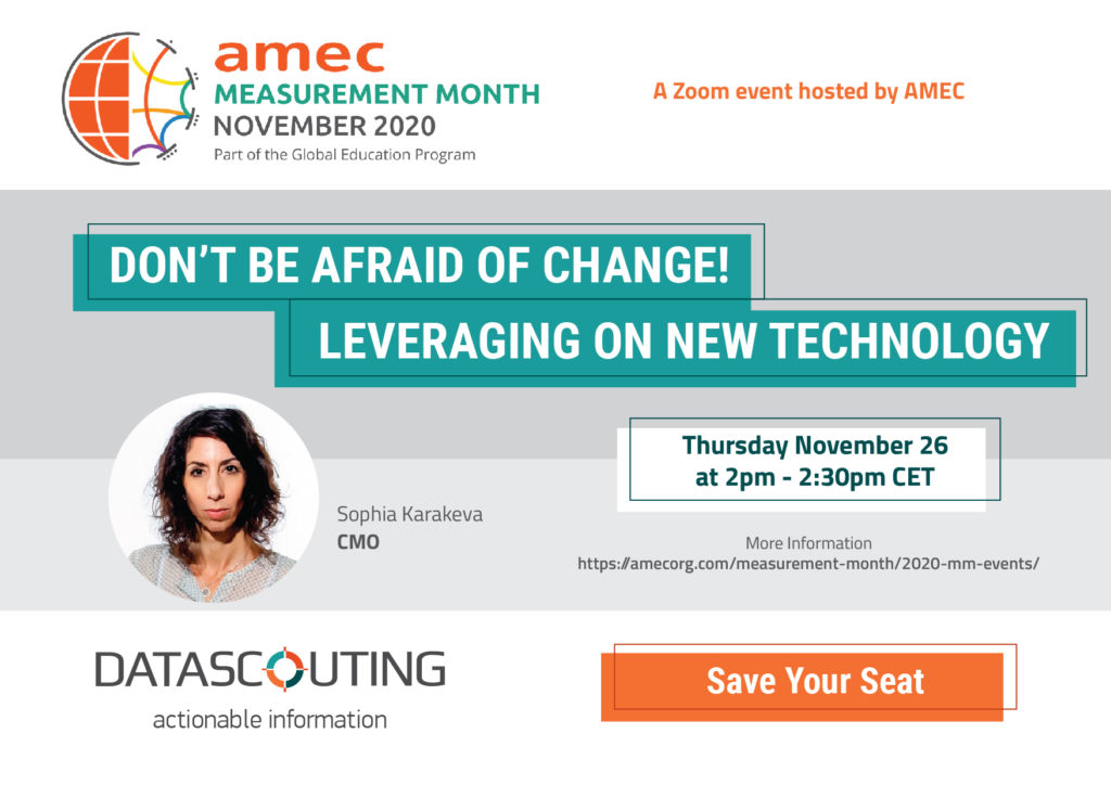 DataScouting at the AMEC Measurement Month