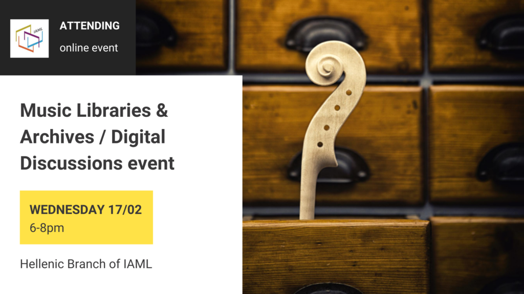 Music Libraries & Archives-Digital Discussions 