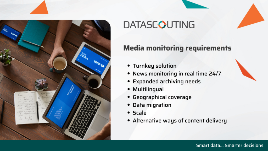 media monitoring requirements for government monitoring 