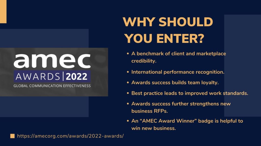 AMEC Awards 2022: Member of the Judging Panel