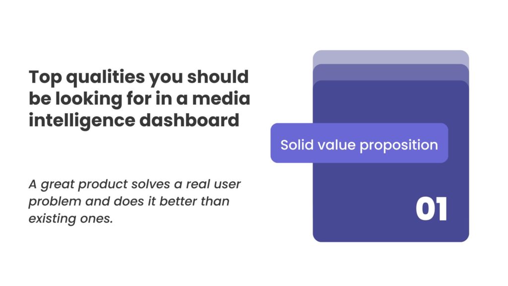Top qualities you should be looking for in a media intelligence dashboard_Solid value proposition_MediaScouting Core