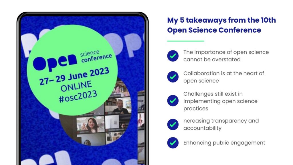 Open Science Conference_my 5 takeyaways