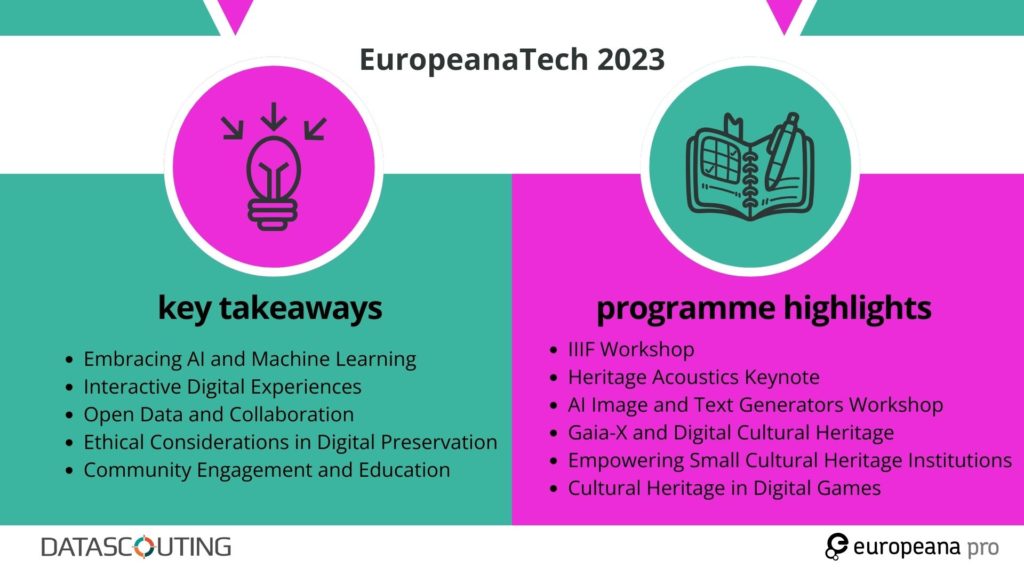 EuropeanaTech 2023_key takeaways and program highlights