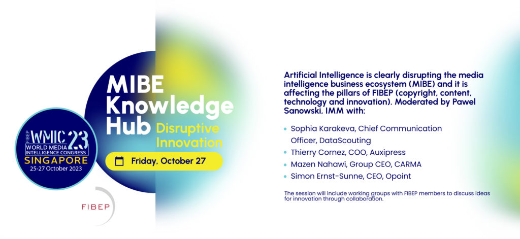 Proud Sponsor of the FIBEP World Media Intelligence Congress 2023_MIBE session